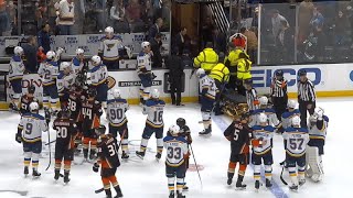 Jay Bouwmeester Collapses on the Bench DualFeed [upl. by Certie]