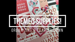 Organizing  Regrouping Themed Supplies [upl. by Anivle]