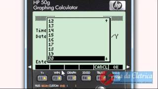 HP50G  Ajustando Data e Hora  Módulo 3 [upl. by Arimas]