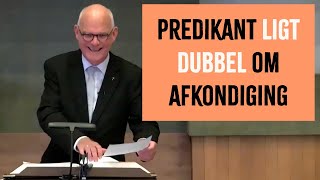 HILARISCH PREDIKANT LIGT DUBBEL OM AFKONDIGING [upl. by Ena190]