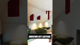 Lets dog cage transform into a luxurious room 3d animation😱 unknownboysarthak homedesign shorts [upl. by Aerb]