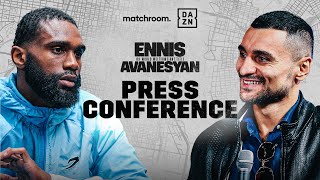 JARON BOOTS ENNIS VS DAVID AVANESYAN PRESS CONFERENCE LIVESTREAM [upl. by Enrika264]