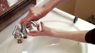 How to Install a Moen Centerset Faucet [upl. by Debbee]