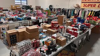 Christmas 2024 Warehouse Sale Part 1  Going Through 2 Truckloads and Set up [upl. by Ayk]