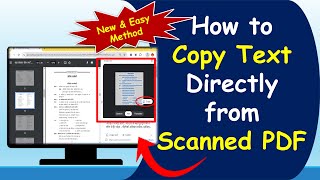 New Method📄How to Copy Text Directly from Scanned PDF File and Images googlelens [upl. by Noswad802]