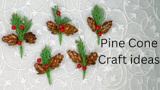 Pine Cone Crafts Using PISTACHIO SHELLS [upl. by Carlynn982]