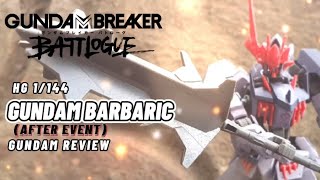 GUNDAM REVIEW HG 1144 Gundam Barbaric After Event [upl. by Beau]