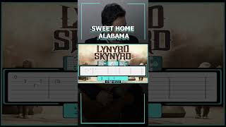 Sweet Home Alabama  Lynyrd Skynyrd  Guitar Tutorial  TAB EASY  Chords [upl. by Enyawal]