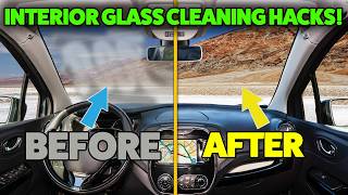 How to Clean the INSIDE of Your Windshield With No Streaks Easy Hacks [upl. by Wentworth]