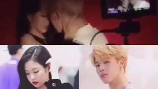 jimin and jennie in kiss [upl. by Gromme]