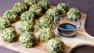 Spinach Balls Recipe For Thanksgiving or Christmas Dinner [upl. by Pages]