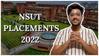 NSUTNSIT Placements 2022  Better than DTU  CS Average  125Cr [upl. by Accissej]