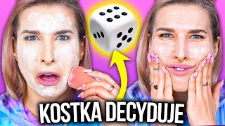 ♦ KOSTKA decyduje o moim makijażu  ONE DIP challenge 😱 Agnieszka Grzelak Beauty [upl. by Alekin]