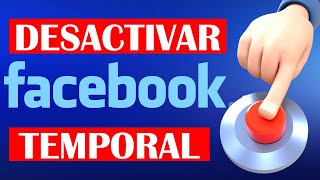 Cómo SUSPENDER una CUENTA de FACEBOOK TEMPORALMENTE 2024❌ [upl. by Bristow]