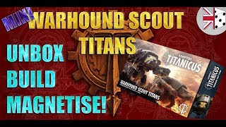 How to magnetize your Warhound Scout Titans for Adeptus Titanicus [upl. by Fauch]