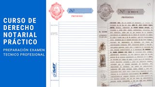 El protocolo Derecho Notarial Guatemala Curso Gratis 210 [upl. by Airel727]