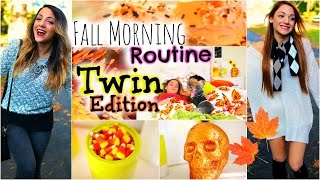 Niki and Gabis Fall morning routine 2014  Twin Edition [upl. by Tsirc]