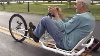 FWD  Rear Wheel Steering Recumbent Trike [upl. by Drallim]