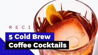 5 Cold Brew Coffee Drinks Easy amp Delicious Recipes [upl. by Eirrab166]