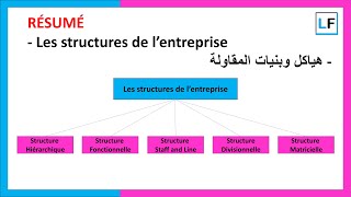 Résumé  Les structures de lentreprise [upl. by Krischer]