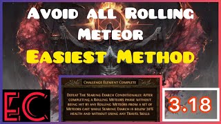 POE 318 Meteor Phase with out being hit  easy method Conditionally challenge [upl. by Miru]