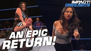 GAIL KIM Returns to Thwart Tessa Blanchard  IMPACT Highlights Nov 29 2018 [upl. by Ornstead]