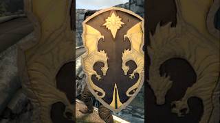 Dragon Shield  Skyrim Mod Showcase shorts [upl. by Nilauqcaj]