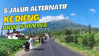 5 JALUR ALTERNATIF KE DIENG Dengan View Istimewa [upl. by Essenaj]