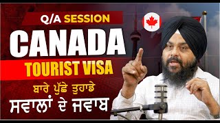 QA Session on Canada Tourist Visa  Canada Tourist Visa Update 2024  Touristal India [upl. by Aihsilef]