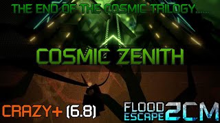 Flood Escape 2 Community Maps Cosmic Zenith HighPeak Crazy [upl. by Lleneg]