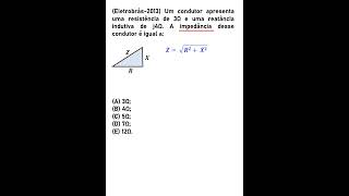 Cálculo de impedância elétrica [upl. by Dixie]