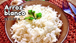 Arroz blanco  Receta fácil [upl. by Burnight]