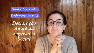 Declaração Anual da Segurança Social A forma entregar declarações trimestrais esquecidas [upl. by Anima272]