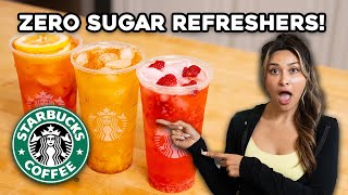 Make Your Own Starbucks Refreshers at Home  Zero Sugar  Weight Loss [upl. by Nitsreik]