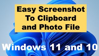 Win  PrtScr  Easy Windows 10 amp 11 Screenshot or photo [upl. by Rumit]