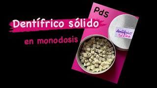 DENTÍFRICO SÓLIDO EN PASTILLAS diy cosmetics [upl. by Redmer327]