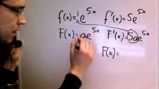 Matematik 3c Integraler primitiva funktionen exponentialfunktioner [upl. by Alane]