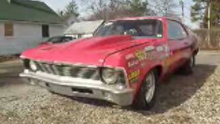 1971 Chevy Nova drag car for sale 509 ci roller big block over 750 hp 603 18 mile 2800 lbs [upl. by Aiciles859]