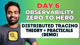 Day6  Distributed Tracing with Jaeger in 1 video  Beginner Level Demo with Code [upl. by Grogan539]