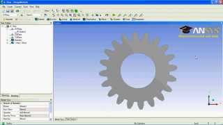 ANSYS WORKBENCH MODELING TUTORIAL9 [upl. by Euqinimod]