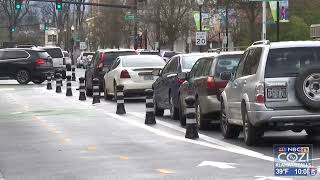 Medford considering redoing its Main Street bike lane stripes [upl. by Botnick43]