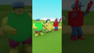 Squid Game Doll Pranks Hulk with Fake Hole Challenge  Roblox 3D [upl. by Toogood]