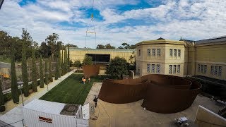 Timelapse Sequence sculpture returns to the Cantor at Stanford University [upl. by Wester]