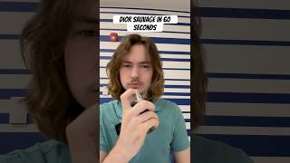 Dior Sauvage in 60 seconds🗿🤌🏻 perfume cologne fragrance dior sauvage review [upl. by Aggappora]