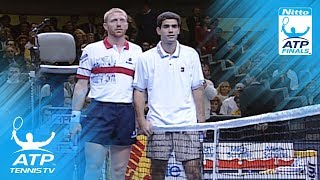 Becker vs Sampras ATP Finals 1994 Final Highlights [upl. by Yevreh]