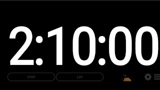 2 Hour 10 minute Timer with alarm soundonline stopwatch countdown130mintues Timer with sound [upl. by Araf]