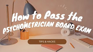 How to Pass the Psychometrician Board exam Tips and Hacks  BLEPP 2018  Taglish [upl. by Ecitnirp]