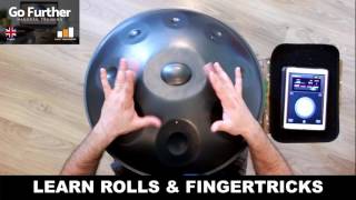 Learn Handpan rolls amp fingertricks [upl. by Berfield742]