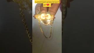 brooch saree pinsareepinkundansareebin trendingshortsyoutubeshorts youtubedailyviralshorts [upl. by Negaem917]