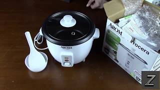 AROMA rice cooker unboxing and review [upl. by Eisse244]